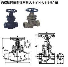 UJ11Y(H) U11SM內螺紋腰鼓型柱塞閥-滬山閥門制造（上海）有限公司